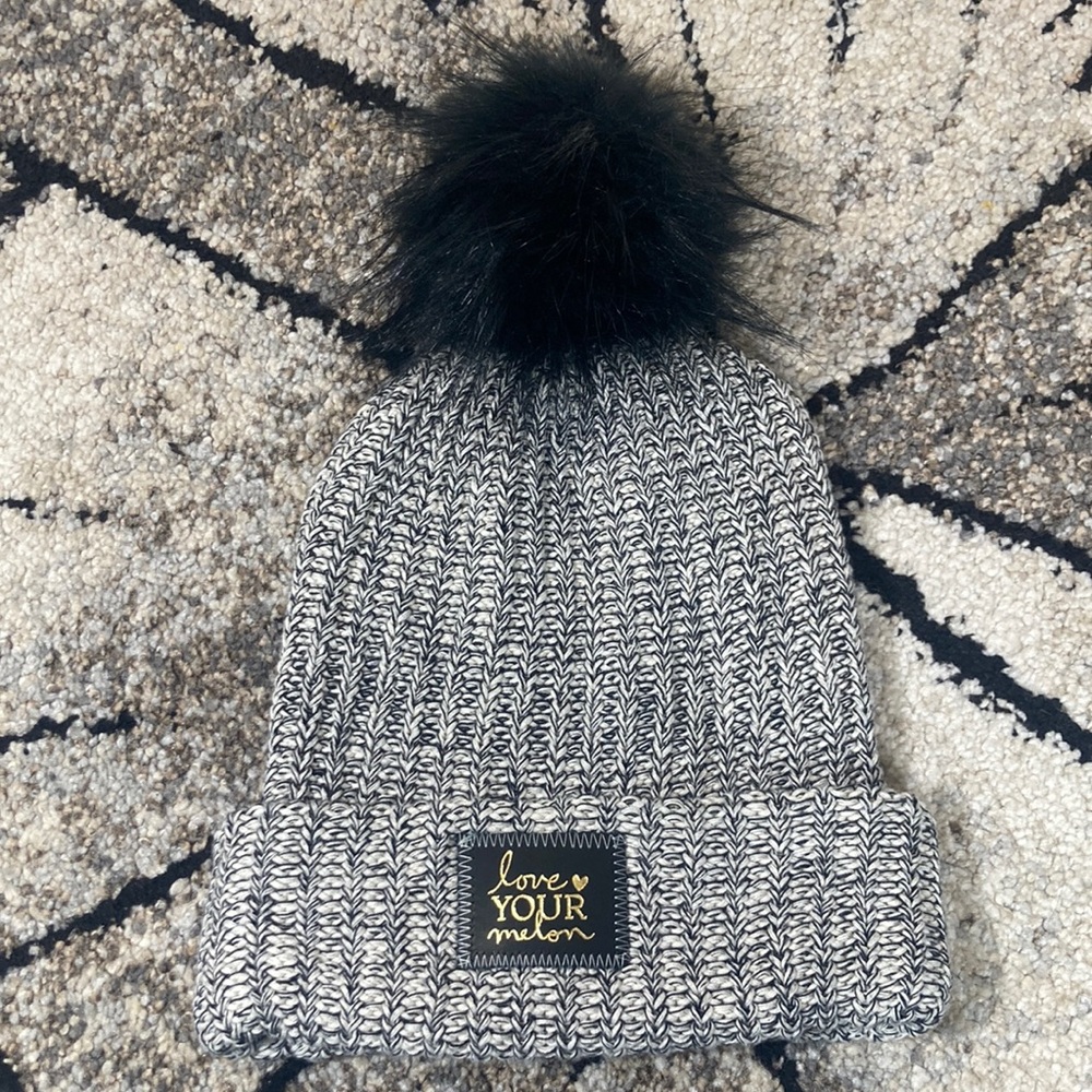 🍄 Love Your Melon Pom Beanie Hat